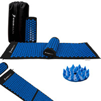 Duża mata czarno niebieska