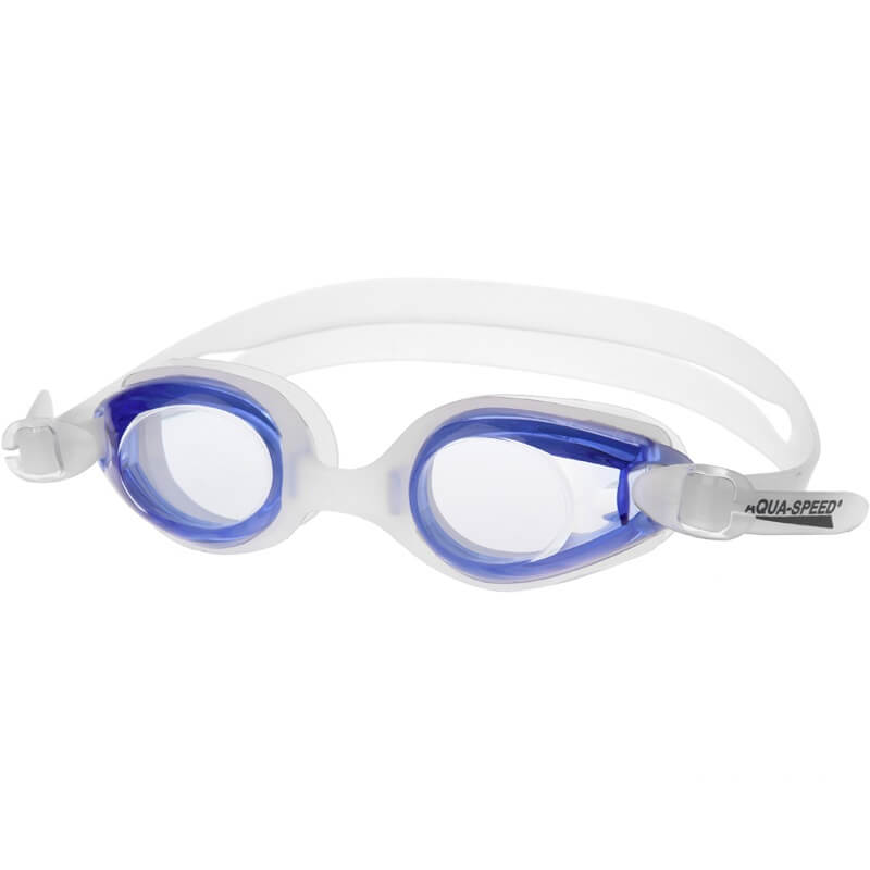Okulary pływackie Aqua-Speed Ariadna biało niebieskie 61 034